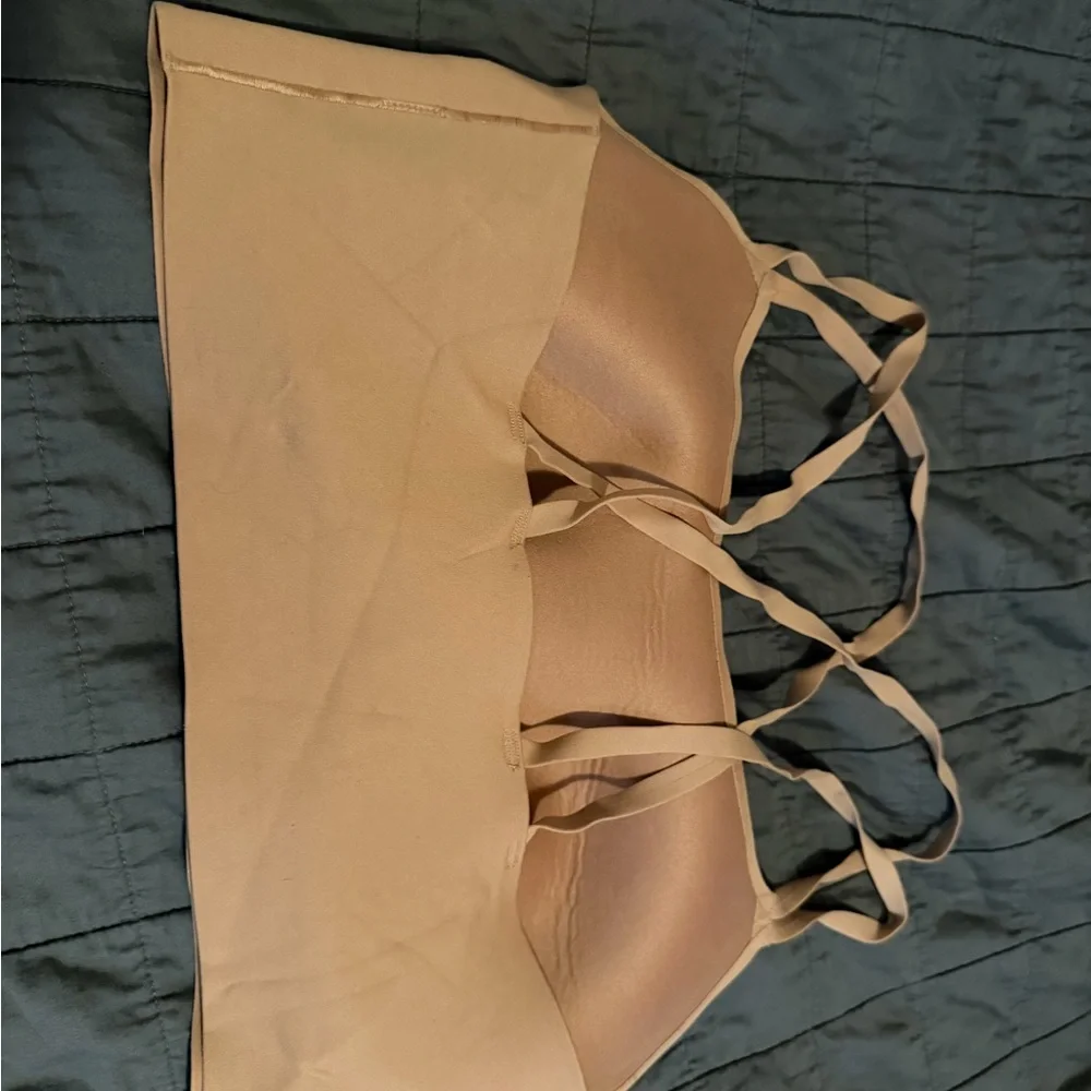 Aerie Offline Nude Seamless Strappy Bralette - Picture 2 of 3
